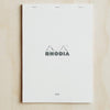 Rhodia - Pad #18 - Top Stapled - Ruled - A4 - White - Raw Cottage