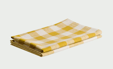 Seed & Sprout Hemp Tea Towels - Buttercup - Twin set
