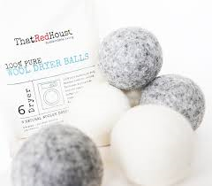 That Red House Wool Dryer Balls - 100% pure wool – 6 pack - Raw Cottage