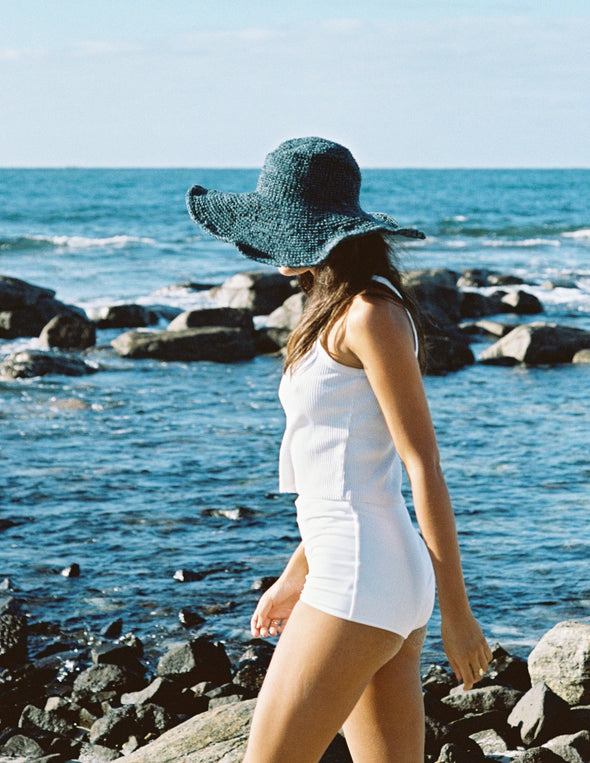 Janis Hemp Hat // Indigo