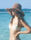 Janis Wide Brim Hat - Clay
