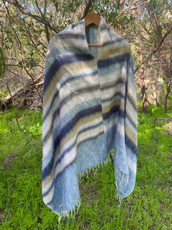 Hobo and Hatch Poncho - Tasman Stripe