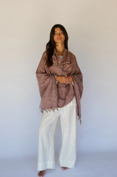 Hobo and Hatch Poncho - Heather