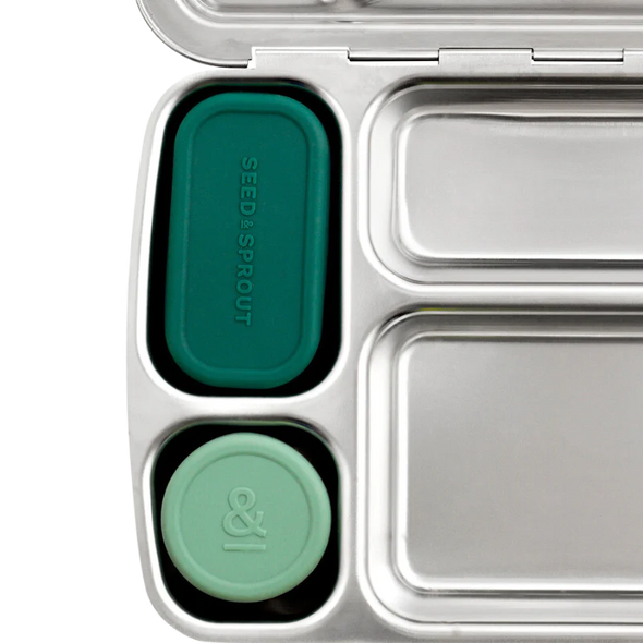 Seed & Sprout - Crunchbox set with Forest Green pots! 1 remaining!
