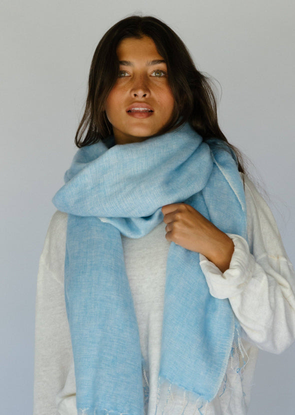 Hobo and Hatch Scarf / Shawl - Sky