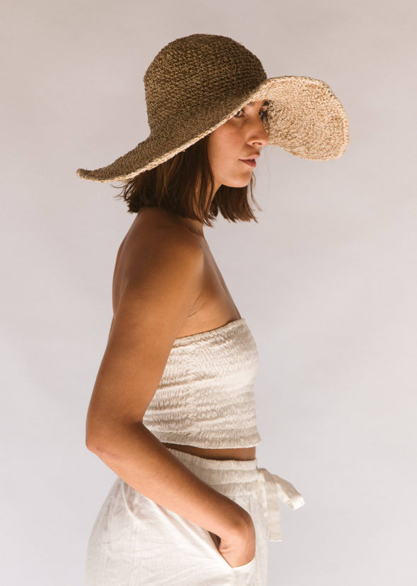 Janis Wide Brim Hat - Natural