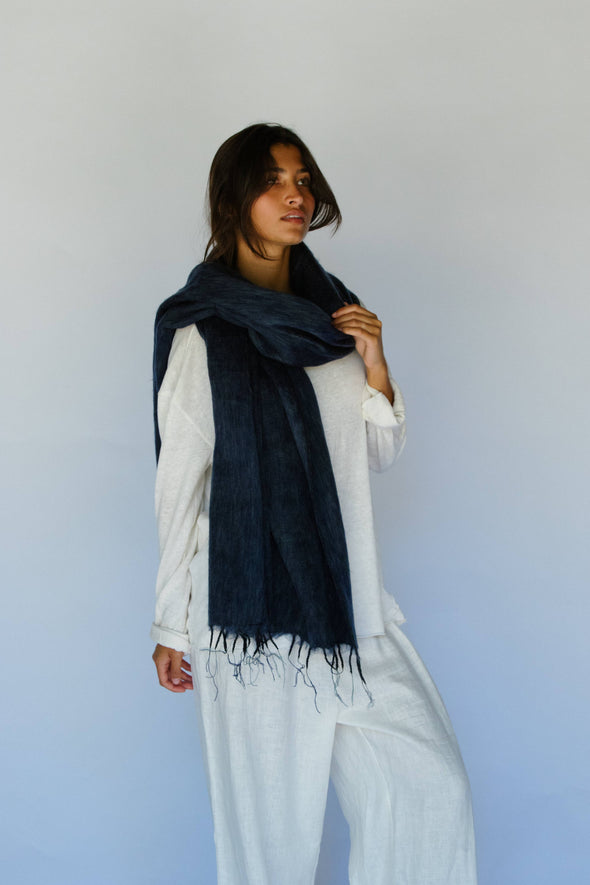 Hobo and Hatch Scarf / Shawl - Midnight