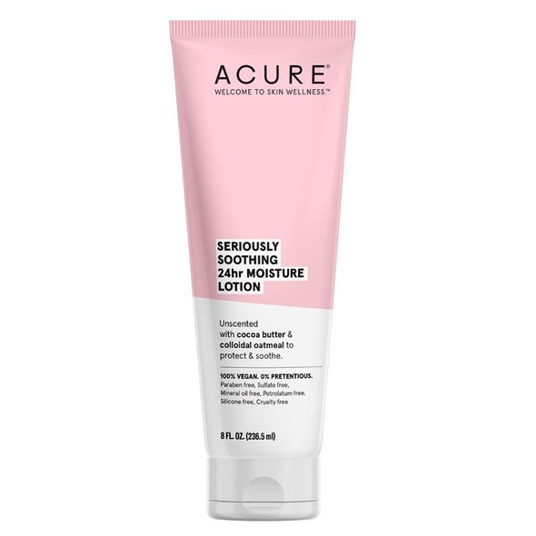 Acure - Seriously Soothing 24 hour Moisturising Lotion - 236ml - Raw Cottage