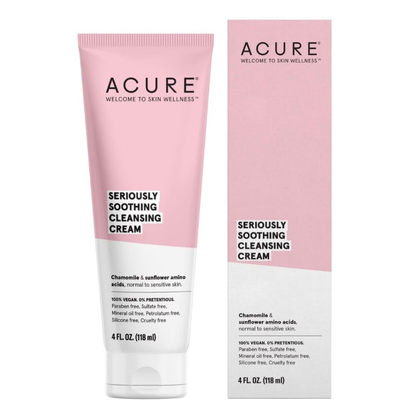 Acure - Seriously Soothing Cleansing Cream - 118ml - Raw Cottage