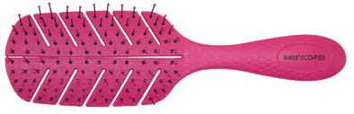 Bass Brushes - Bio-Flex Detangler Hair Brush - Pink - Raw Cottage