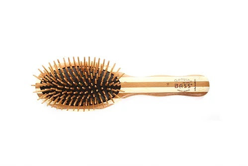 Bass Brushes - Bamboo Hair Brush - Large Oval - Raw Cottage