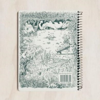 Decomposition – Spiral Notebook - Ruled - Large – Gardening Gnomes