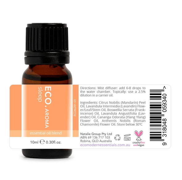 ECO Aroma - Sleep Oil Blend - 10ml - Raw Cottage