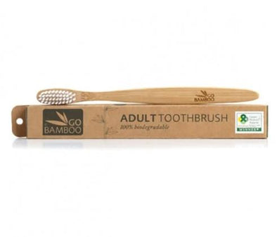 Go Bamboo - Adult Toothbrush - Raw Cottage