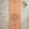 I Am That Yoga - Luxury Natural Cork Alignment Mat - Raw Cottage