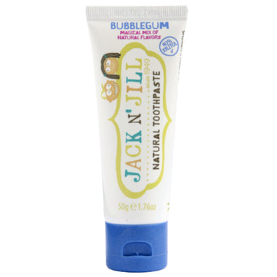 Jack N Jill Fluoride Free Kids Toothpaste – Bubble Gum Flavour – 50g
