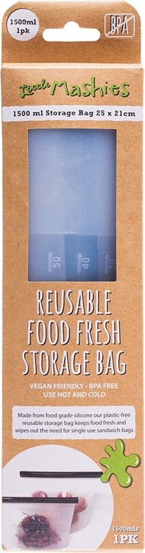 Little Mashies - Reusable Food fresh Storage Bag - 1000ml