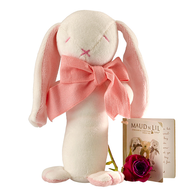 Maud N Lil - Rose Stick Rattle Raw Cottage Maud N Lil - Rose Stick Rattle Raw Cottage