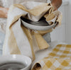 Seed & Sprout Hemp Tea Towels - Buttercup - Twin set