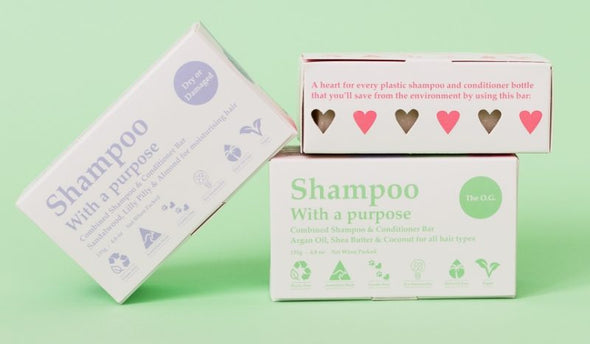 Shampoo With A Purpose – Dry or Damaged – Shampoo Bar 135g