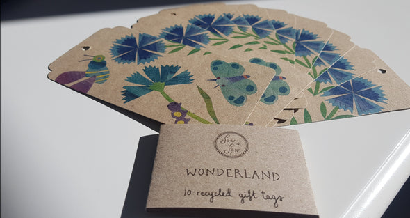 Sow N Sow - Recycled Gift Tags - 10 pack - Wonderland Design