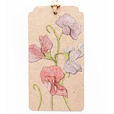 Sow N Sow - Recycled Gift Tags - 10 pack - Sweet Pea Design