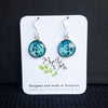 Myrtle & Me – Spring Blossom - Blue Drop Earrings - Raw Cottage