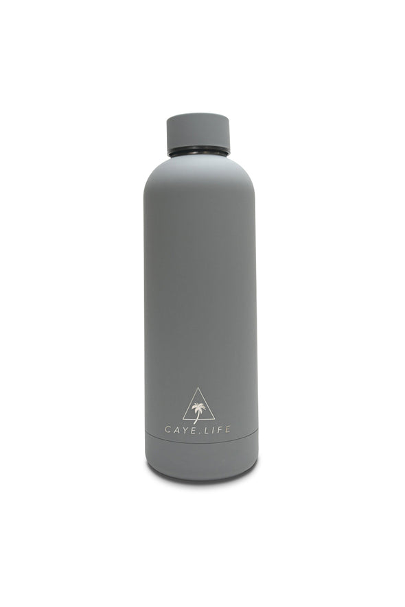 Caye Life - ‘Capri’ Drink Bottle - Steel Grey Matte 750ml - Raw Cottage