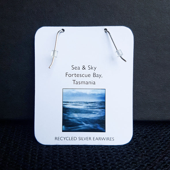 Myrtle & Me - Sea & Sky Drop Earrings - Raw Cottage