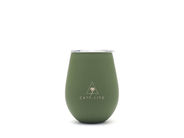 Caye Life - ‘Galapagos’ Thermo Cup - Matte Green 360ml - Raw Cottage